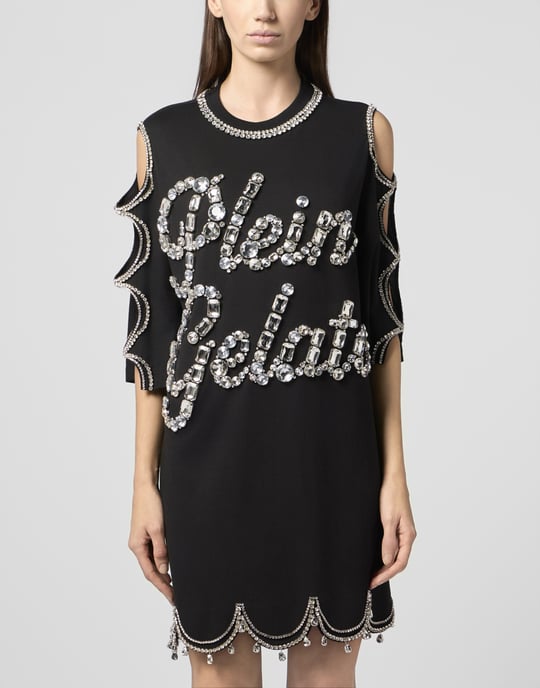 Mini T-Shirt Dress Crystal Waves - Image 2