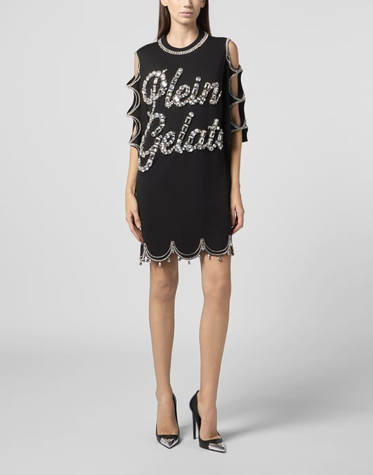 Mini T-Shirt Dress Crystal Waves - Image 4