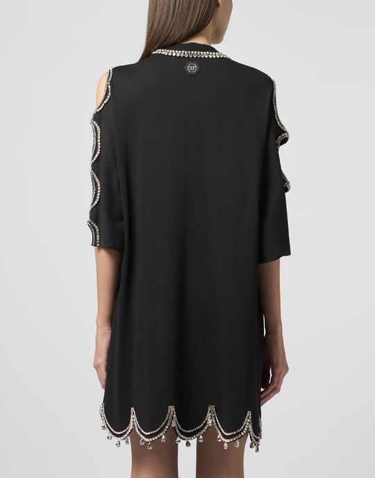 Mini T-Shirt Dress Crystal Waves - Image 5