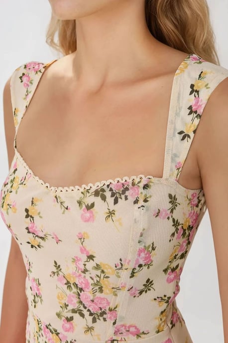 Punkte-Tüll-Mini-Kleid - Image 3