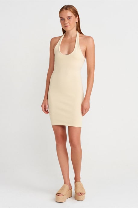 Rippstrick Bodycon Mini Kleid - Image 4