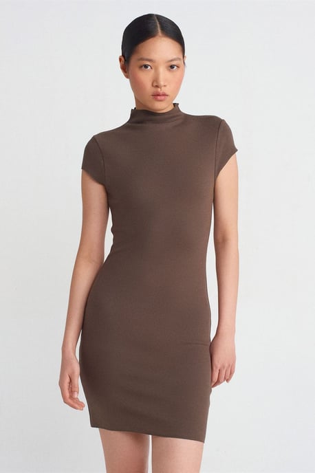 Nahtloses Mini-Bodycon-Kleid - Image 1