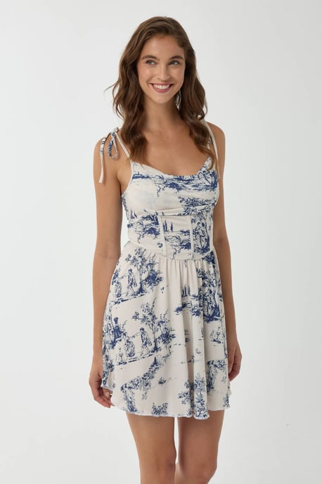 Bedrucktes Mini-Kleid - Image 1