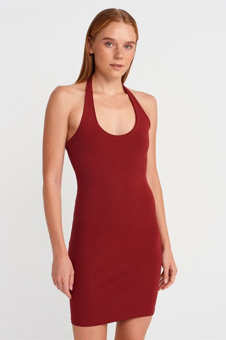 Rippstrick Bodycon Mini Kleid - Image 1