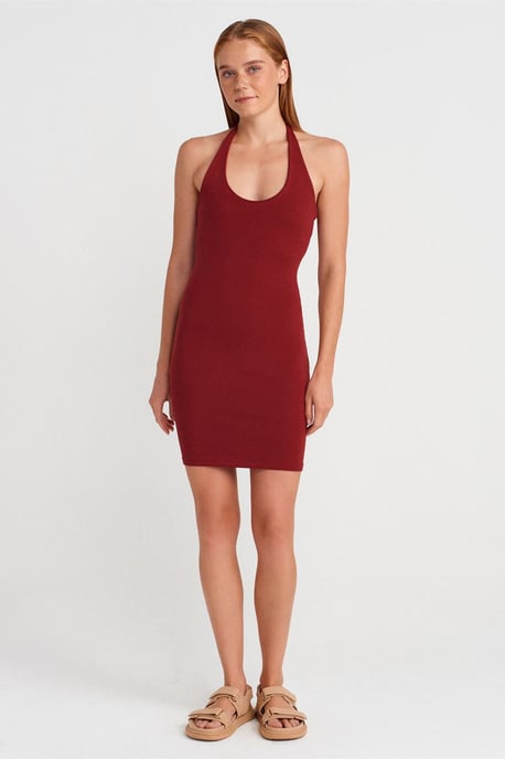 Rippstrick Bodycon Mini Kleid - Image 4