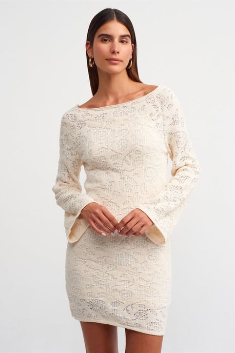 Figurbetontes Spitzen-Minikleid - Image 3