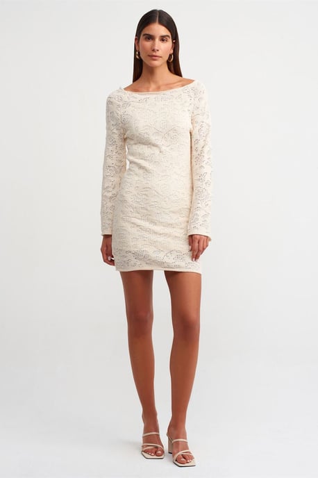 Figurbetontes Spitzen-Minikleid - Image 5