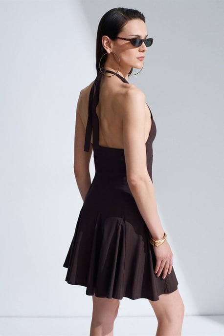 Halter-Neck Skater-Minikleid - Image 2