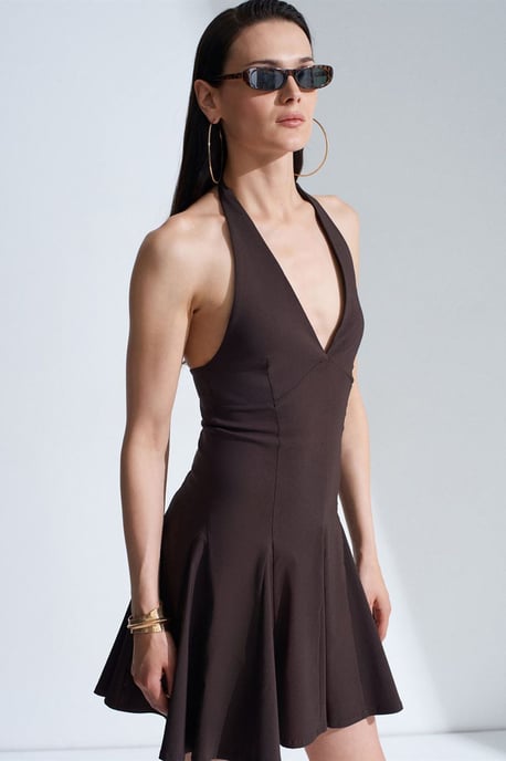 Halter-Neck Skater-Minikleid - Image 3