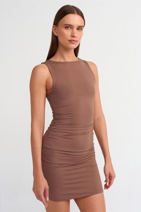Bodycon-Minikleid mit Drapierung - Image 1