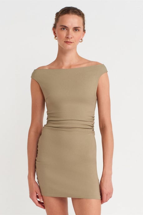 Bodycon Mini Bardot Kleid - Image 1