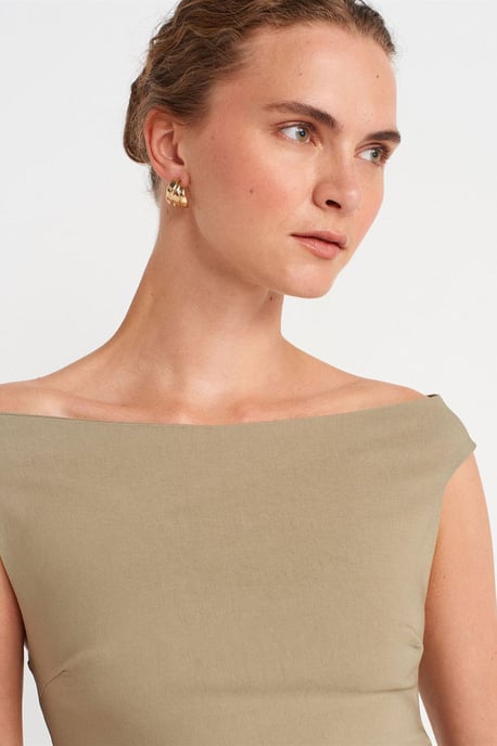 Bodycon Mini Bardot Kleid - Image 3