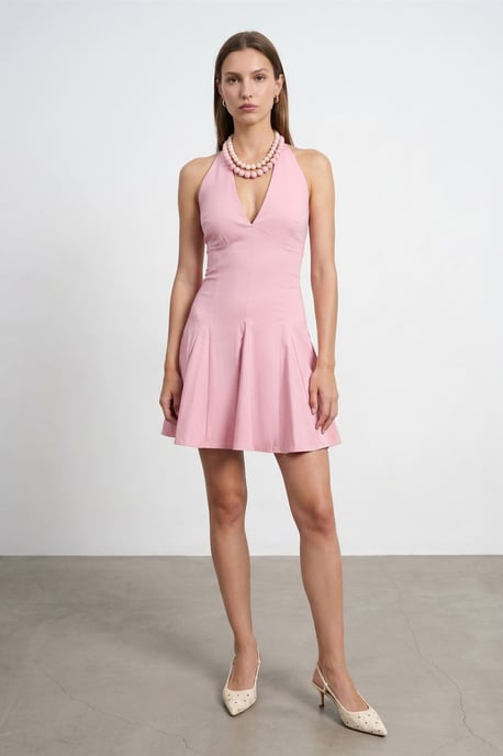 Halterneck Skater-Minikleid - Image 1