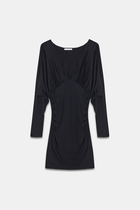 Bodycon-Mini Kleid mit Drapierung - Image 5