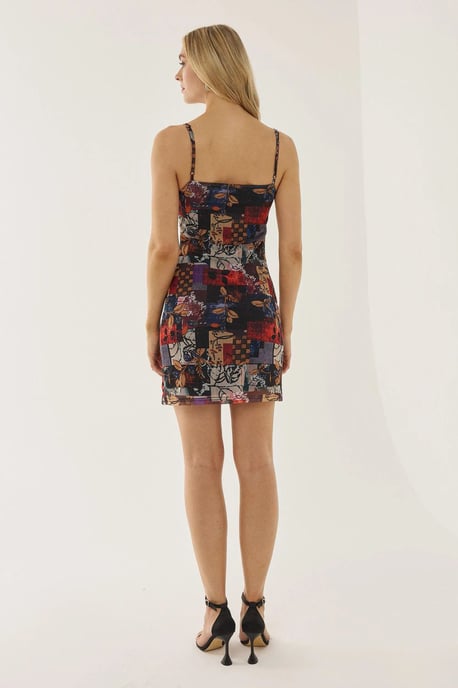Muster Mini-Kleid - Image 5