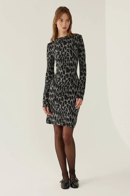 Tiermuster Mini-Kleid - Image 5