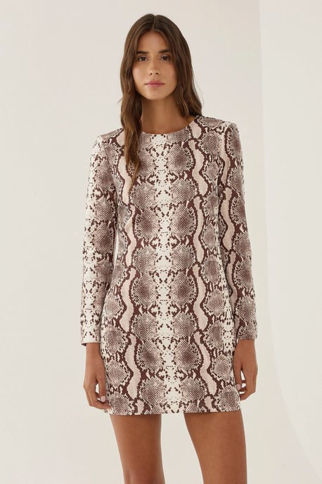 Muster Mini-Kleid - Image 1