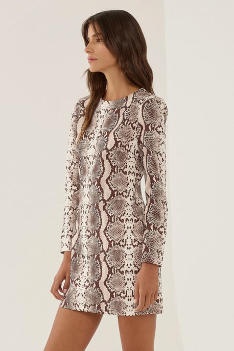 Muster Mini-Kleid - Image 4