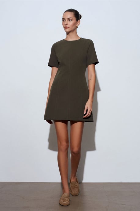 Mini-Shiftkleid mit Reißverschluss - Image 4