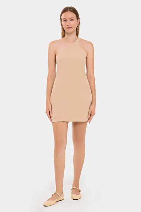 Ein-Schulter Bodycon Mini-Kleid - Image 1