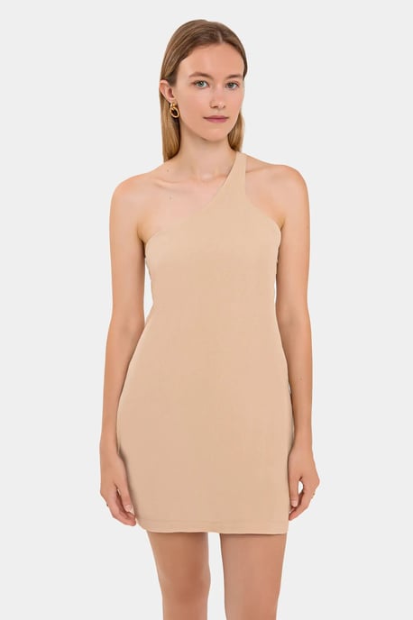 Ein-Schulter Bodycon Mini-Kleid - Image 4