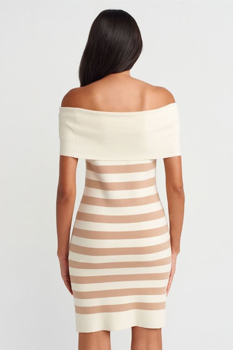 Gestreiftes Ripp-Minikleid - Image 2