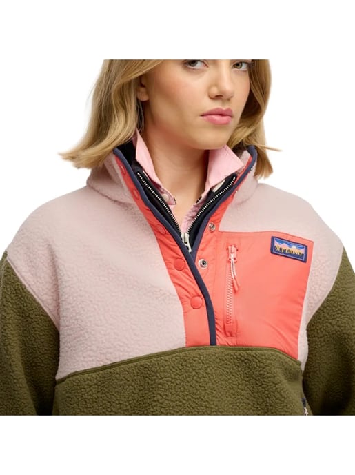Superdry Damen-Fleecejacke mit Farbblockmuster - Image 3