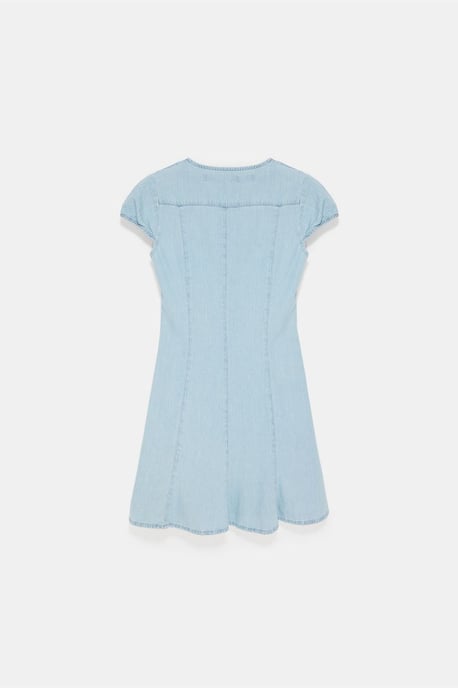 Mini-Denim-A-Linienkleid - Image 6