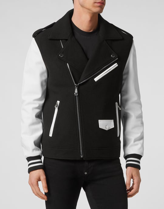 Leder Biker-Jacke - Image 2
