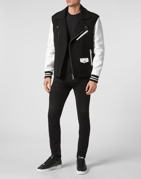 Leder Biker-Jacke - Image 4
