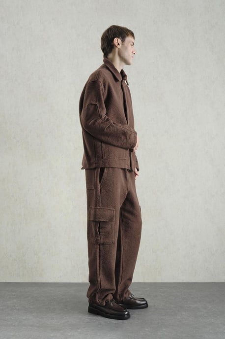 Strukturierte Jacquard-Baumwolljacke - Image 3