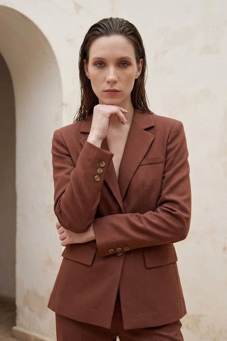 Damen Blazerjacke im Regular Fit - Image 5