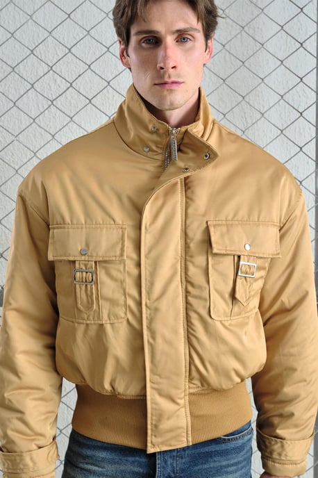 Taschen-Detaillierte Jacke mit Reißverschluss - Image 4