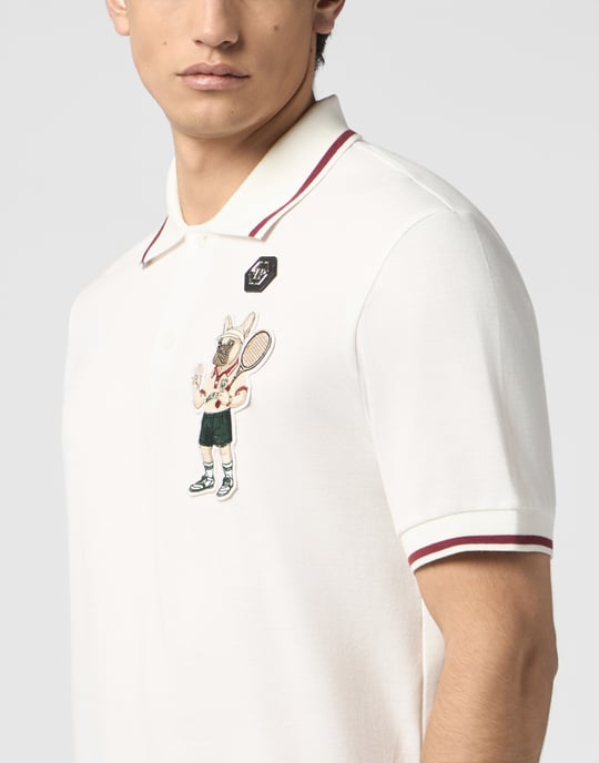Polo T-Shirt New York Tennis Patch - Image 3