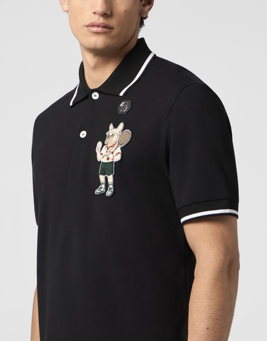 Polo T-Shirt New York Tennis Patch - Image 3