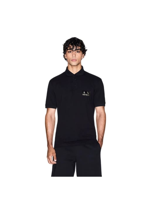 Armani Exchange Herren-Polohemd mit Aufnäher - Image 1