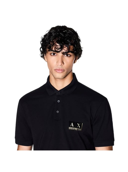 Armani Exchange Herren-Polohemd mit Aufnäher - Image 3