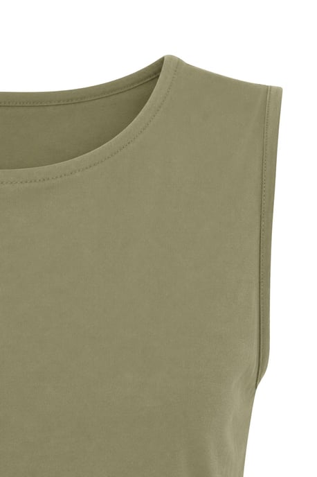 Ärmelloses Vest und weit geschnittene Hosen Set - Image 4