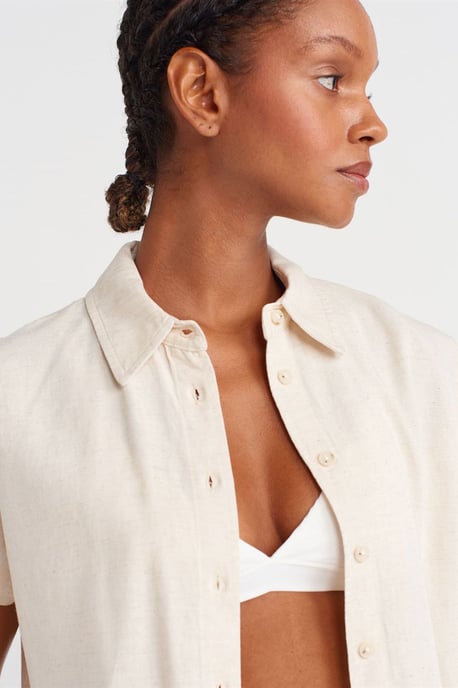 Oversized Crop Shirt - Image 3