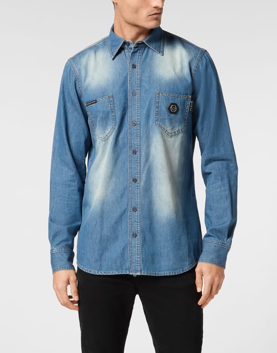 Jeanshemd Skull&Bones - Image 2