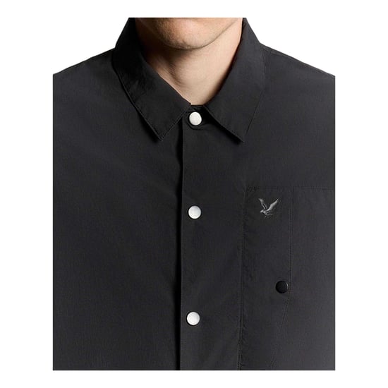 Lyle & Scott - Hemdjacke für Herren, leger (Schwarz) - Image 4