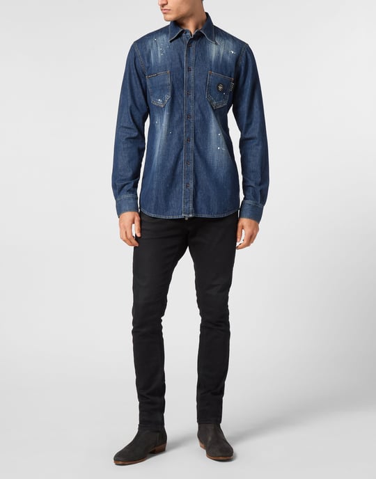 Jeanshemd Skull&Bones - Image 3