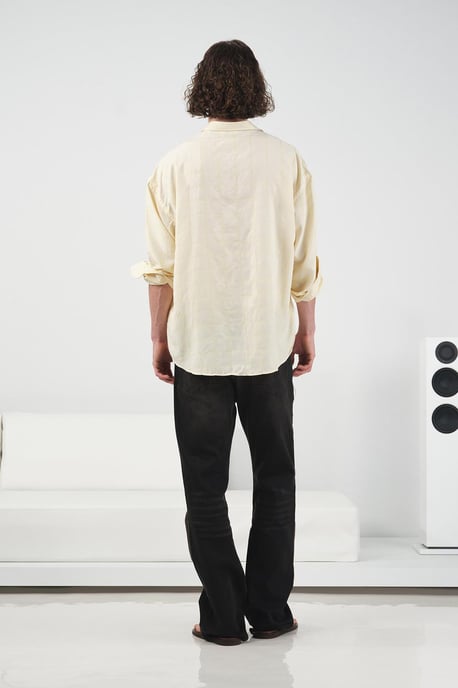 Herren Relaxed Fit Langarmhemd - Image 3