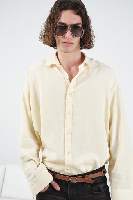 Herren Relaxed Fit Langarmhemd - Image 4