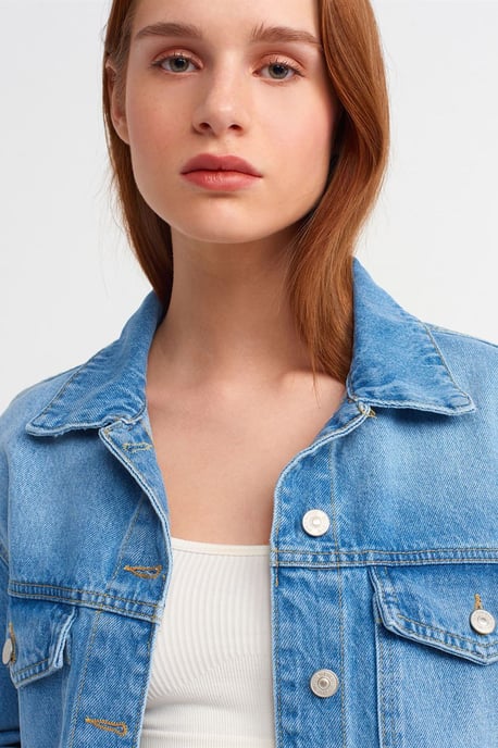 Damen Baumwoll-Denim-Hemd - Image 4
