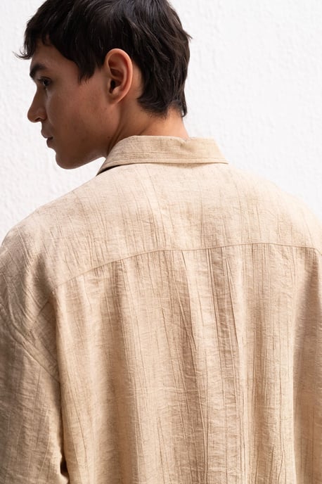 Herren Relaxed Fit Langarmhemd - Image 3
