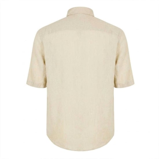 Boss - Hemd für Herren, Leinen, kurzärmlig (Hellbeige) - Image 2