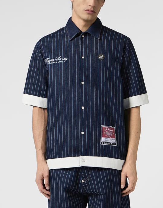 Shortsleeve Denim Overshirt Tennis - Image 2