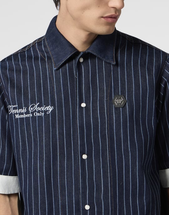 Shortsleeve Denim Overshirt Tennis - Image 3