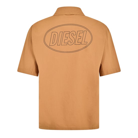Diesel - "Cuban" Hemd für Herren, Hals Kerbe, Regulär (Braun) - Image 3